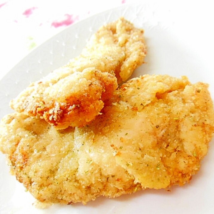 鶏むね肉de❤青海苔生姜マヨのチキンカツ❤